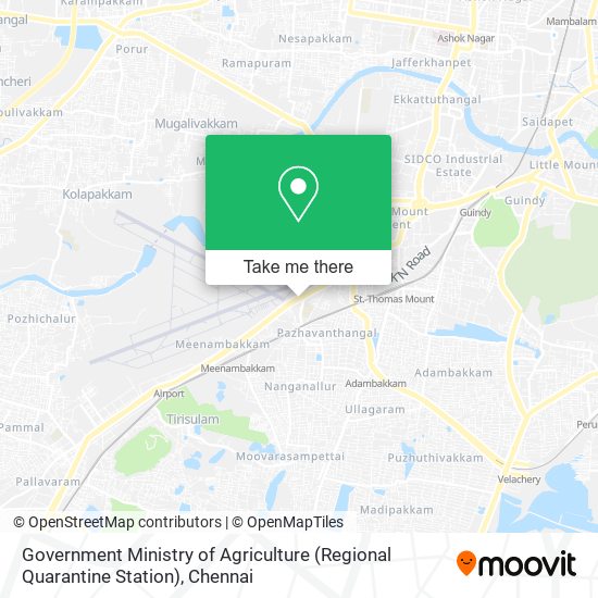 Government Ministry of Agriculture (Regional Quarantine Station) map