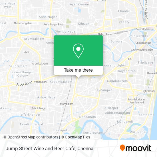 Jump Street Wine and Beer Cafe map