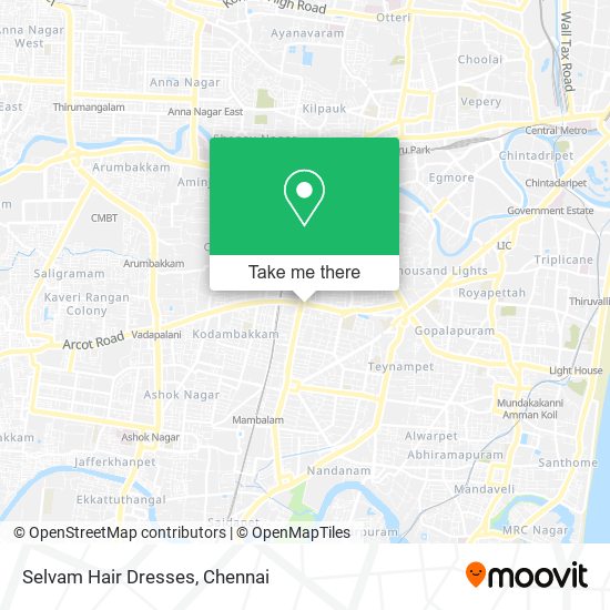 Selvam Hair Dresses map