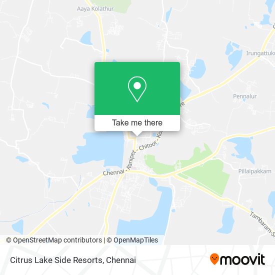 Citrus Lake Side Resorts map