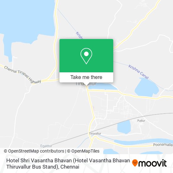 Hotel Shri Vasantha Bhavan (Hotel Vasantha Bhavan Thiruvallur Bus Stand) map