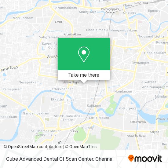Cube Advanced Dental Ct Scan Center map
