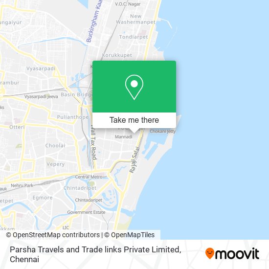 Parsha Travels and Trade links Private Limited map