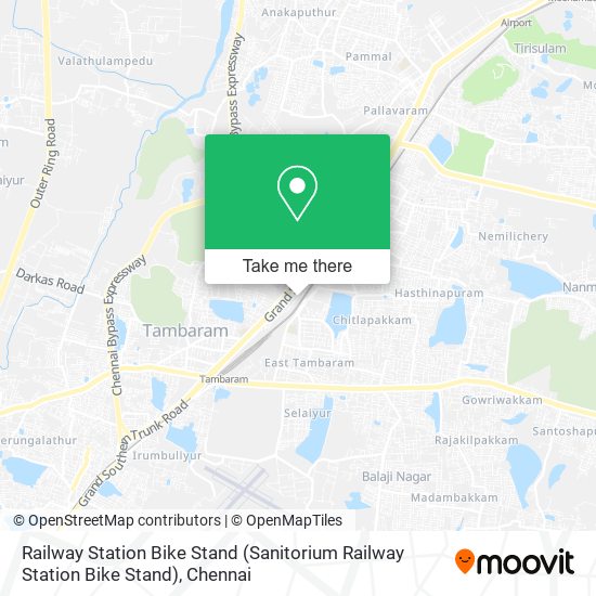 Railway Station Bike Stand map