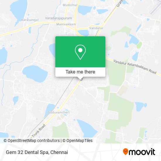 Gem 32 Dental Spa map