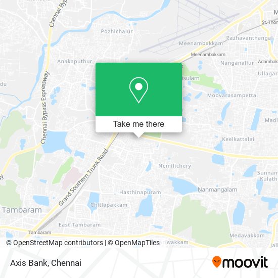 Axis Bank map