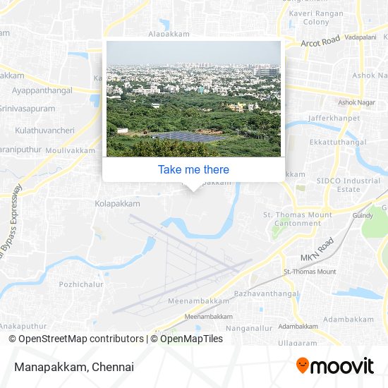 Manapakkam map