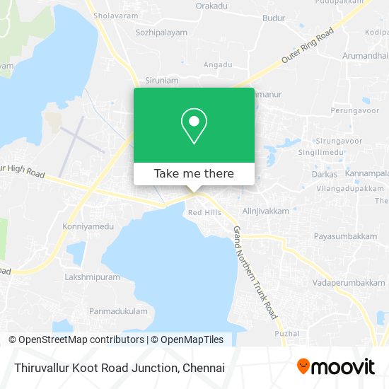 Thiruvallur Koot Road Junction map