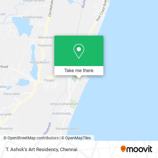 T. Ashok's Art Residency map