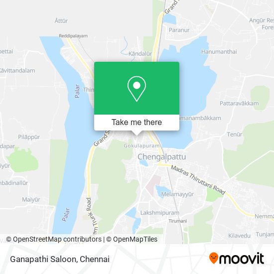 Ganapathi Saloon map