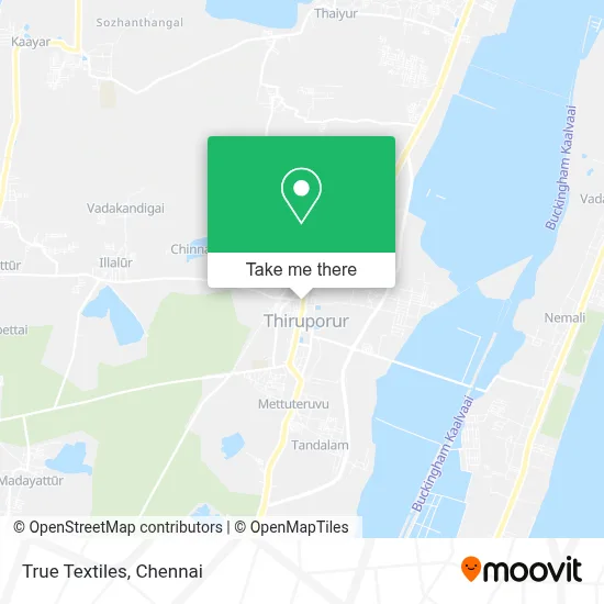 True Textiles map