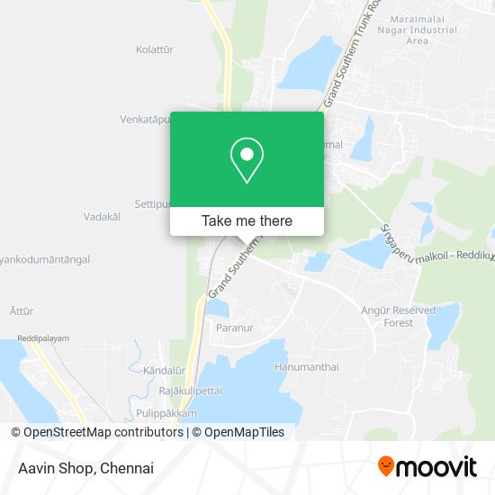 Aavin Shop map