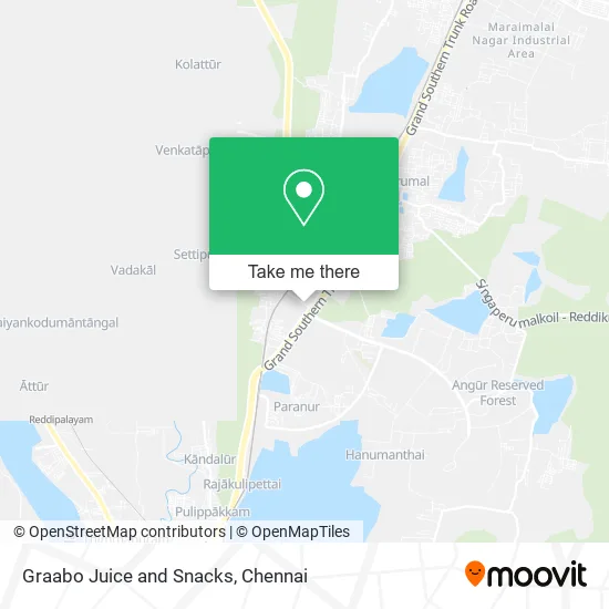 Graabo Juice and Snacks map