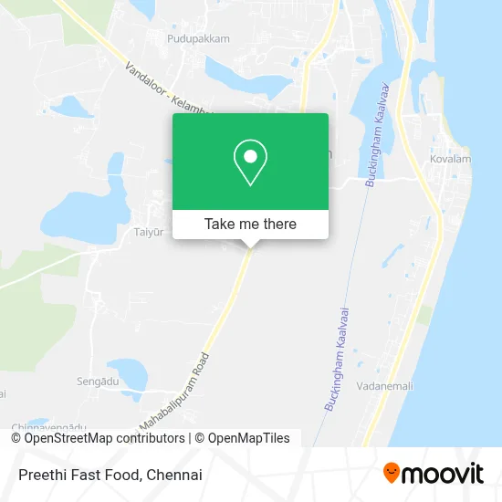 Preethi Fast Food map
