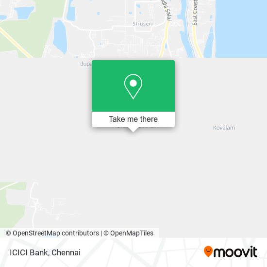 ICICI Bank map