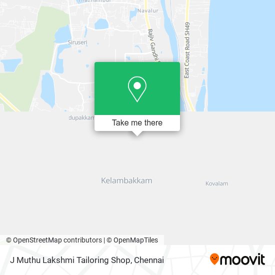 J Muthu Lakshmi Tailoring Shop map