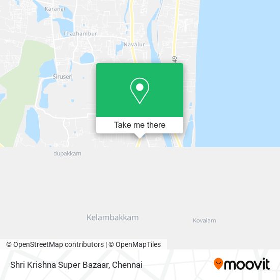 Shri Krishna Super Bazaar map