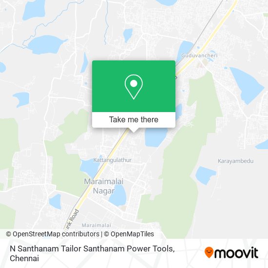 N Santhanam Tailor Santhanam Power Tools map