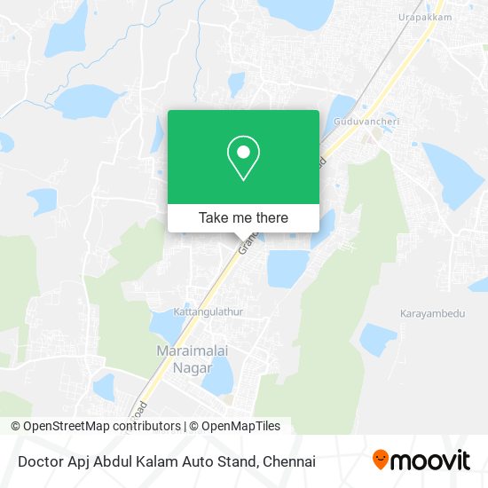 Doctor Apj Abdul Kalam Auto Stand map