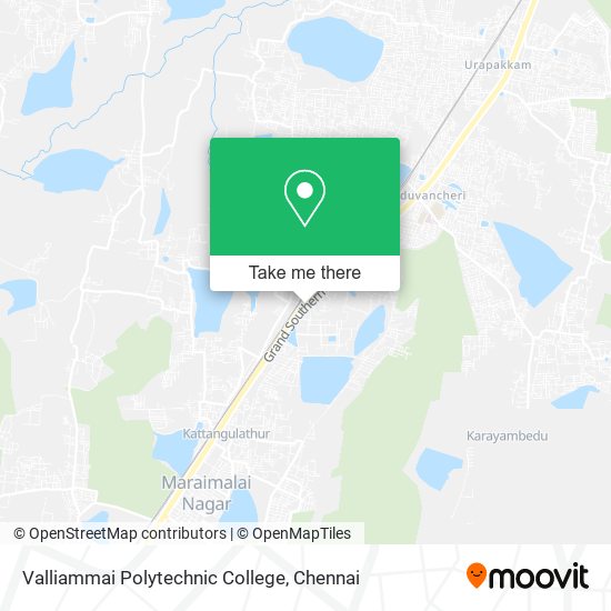 Valliammai Polytechnic College map