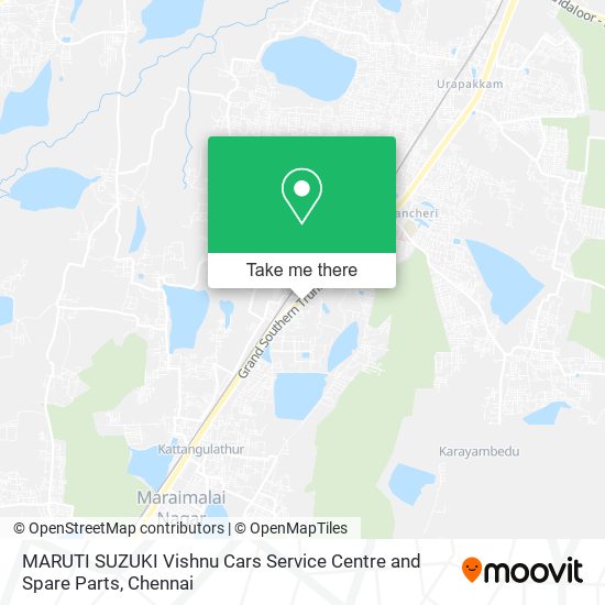 MARUTI SUZUKI Vishnu Cars Service Centre and Spare Parts map