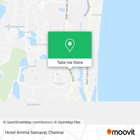 Hotel Amma Samayal map