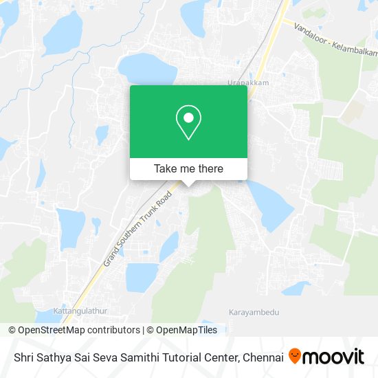 Shri Sathya Sai Seva Samithi Tutorial Center map