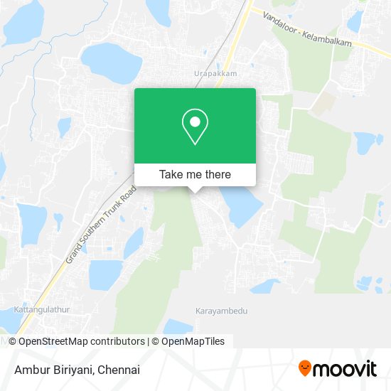 Ambur Biriyani map