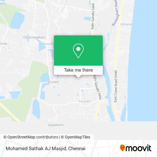 Mohamed Sathak AJ Masjid map