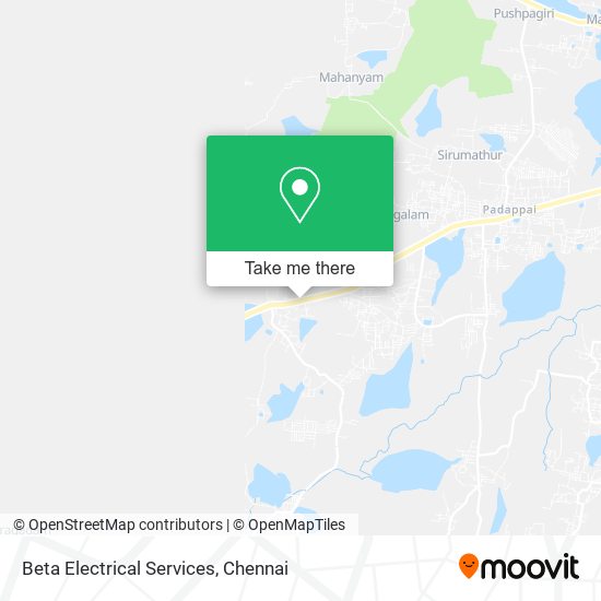 Beta Electrical Services map