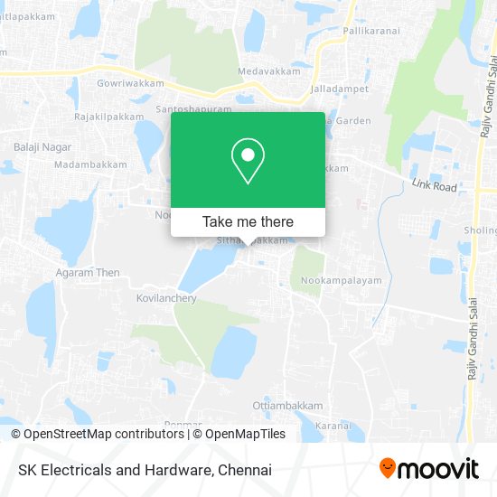 SK Electricals and Hardware map