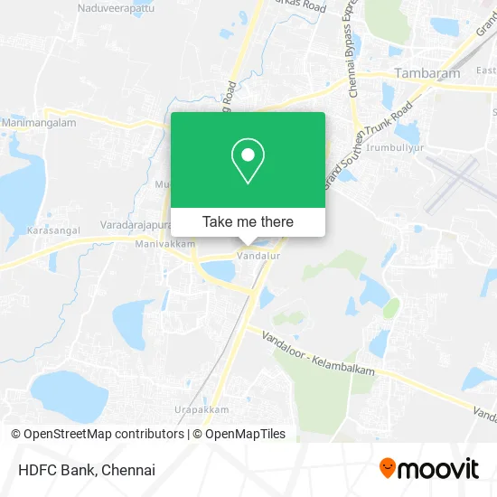 HDFC Bank map