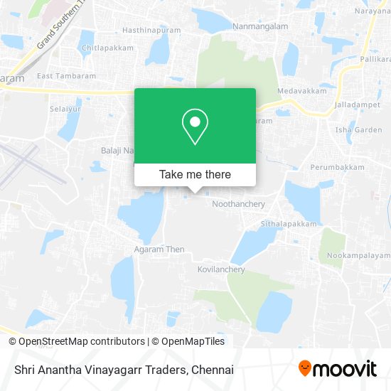 Shri Anantha Vinayagarr Traders map