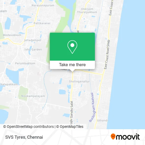 SVS Tyres map