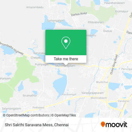 Shri Sakthi Saravana Mess map