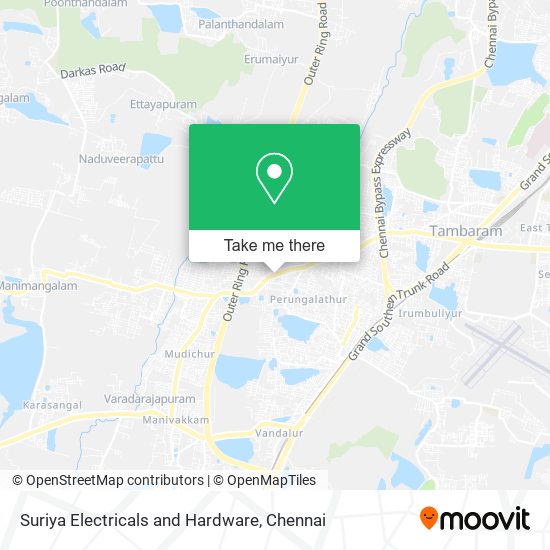 Suriya Electricals and Hardware map