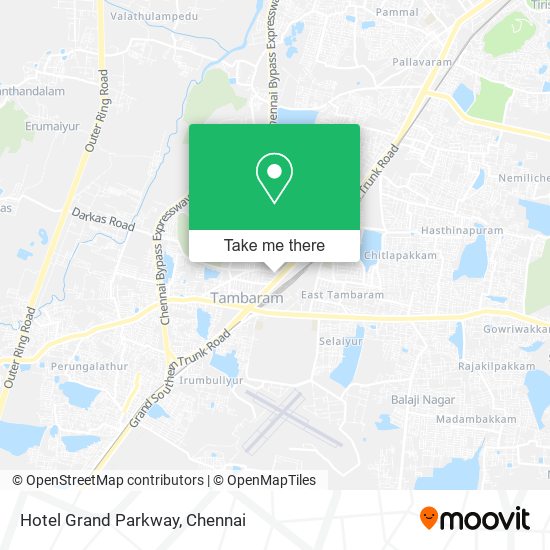 Hotel Grand Parkway map