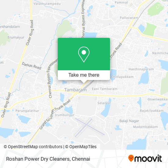 Roshan Power Dry Cleaners map