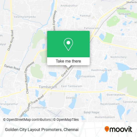 Golden City Layout Promoters map