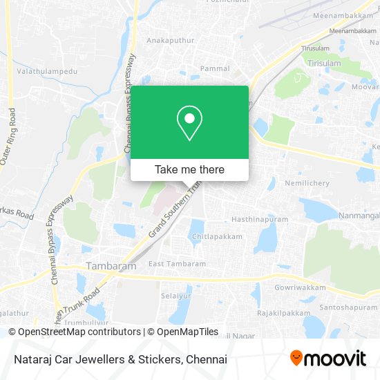 Nataraj Car Jewellers & Stickers map