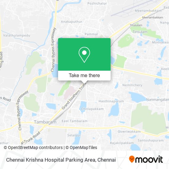 Chennai Krishna Hospital Parking Area map