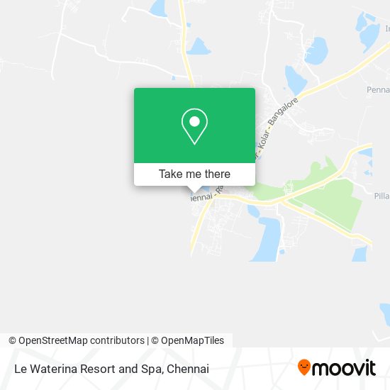 Le Waterina Resort and Spa map
