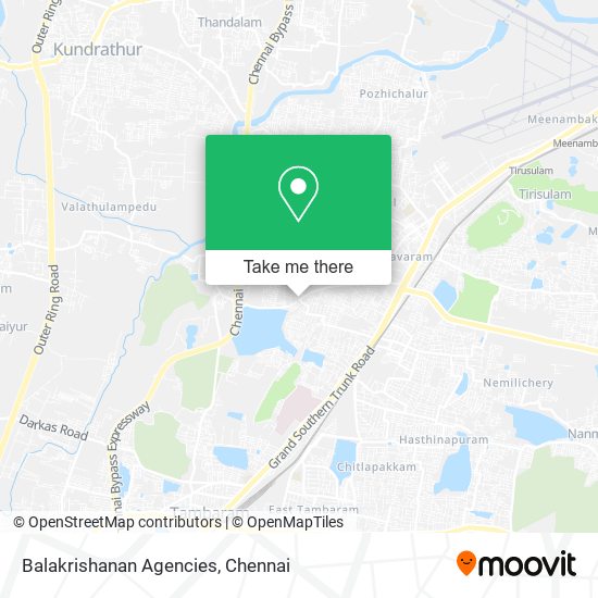 Balakrishanan Agencies map