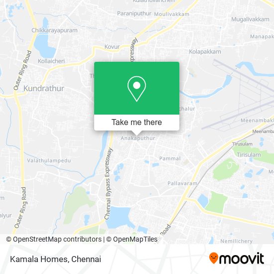 Kamala Homes map