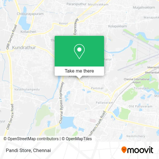 Pandi Store map