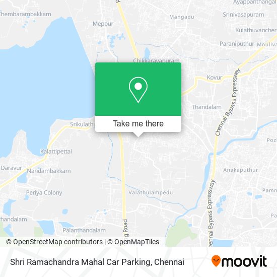 Shri Ramachandra Mahal Car Parking map