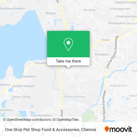 One Stop Pet Shop Food & Accessories map