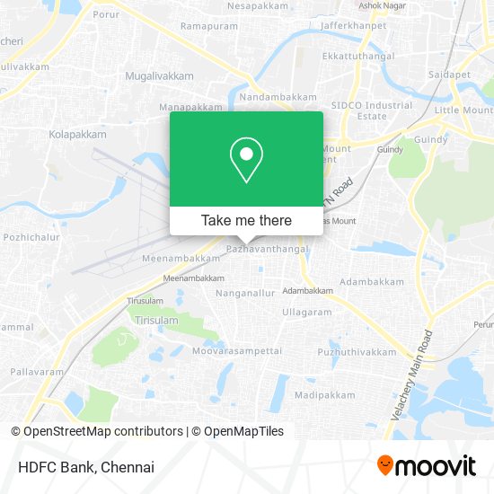 HDFC Bank map