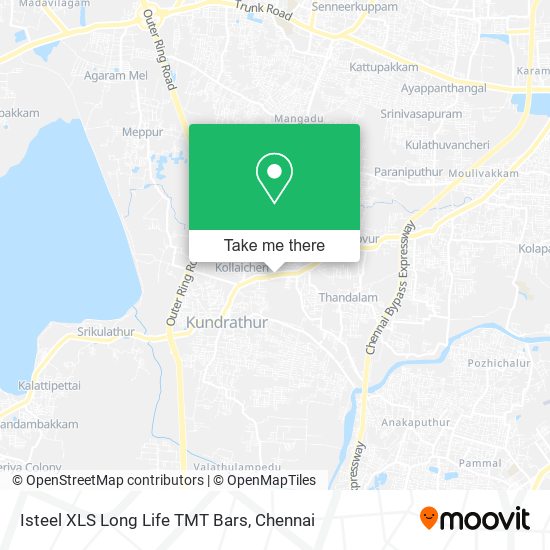 Isteel XLS Long Life TMT Bars map