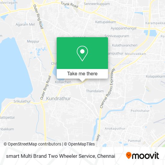 smart Multi Brand Two Wheeler Service map